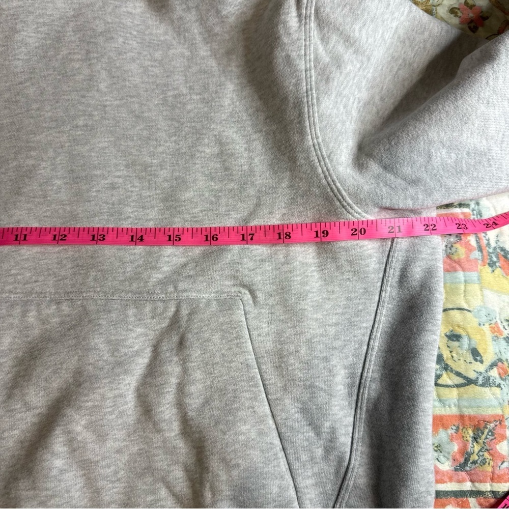 lululemon athletica Light Gray Relaxed Pullover Hoodie size XS Minimalist Comfy - Picture 9 of 10